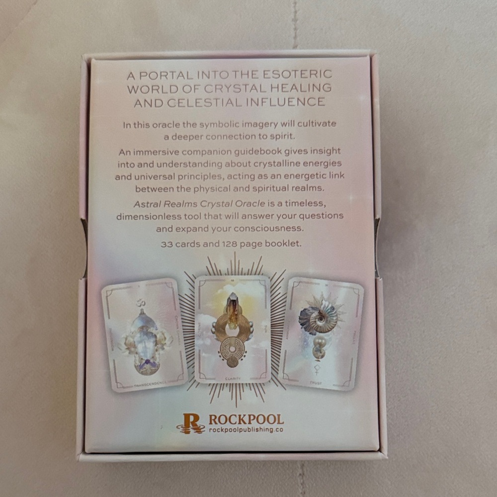 Card Games — Astral Realms Crystal Oracle Deck - Picture 2 of 2